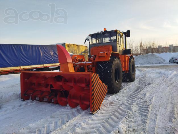 Трактор Кировец К-700 снегоочиститель шнекоротор